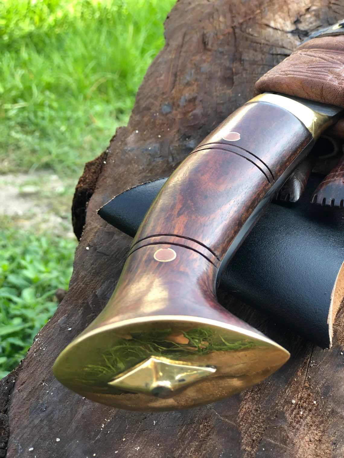 15 inch Kukkri Knife With Sheath - Image 2