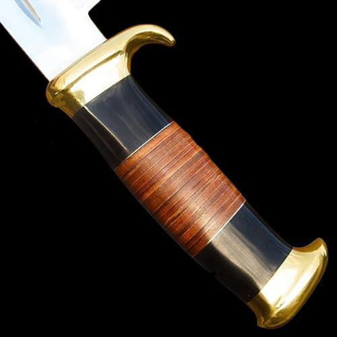 18" Large Crocodile Dundee Bowie Knife: Large Hunting, Camping, Bushcraft with Leather Sheath - Image 3