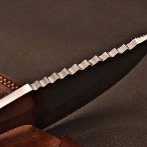Handmade Tracker Knife 1095 Steel With Leather Sheath